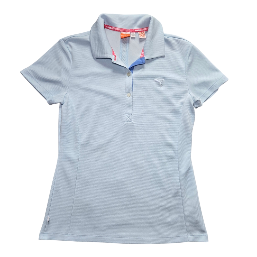 Puma Women's Light Blue Polo Shirt